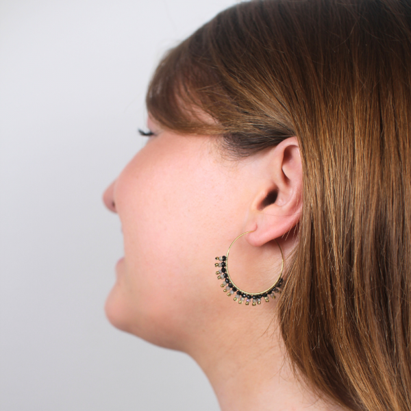 Boucles d'oreilles en acier inoxydable - Éternel éclat