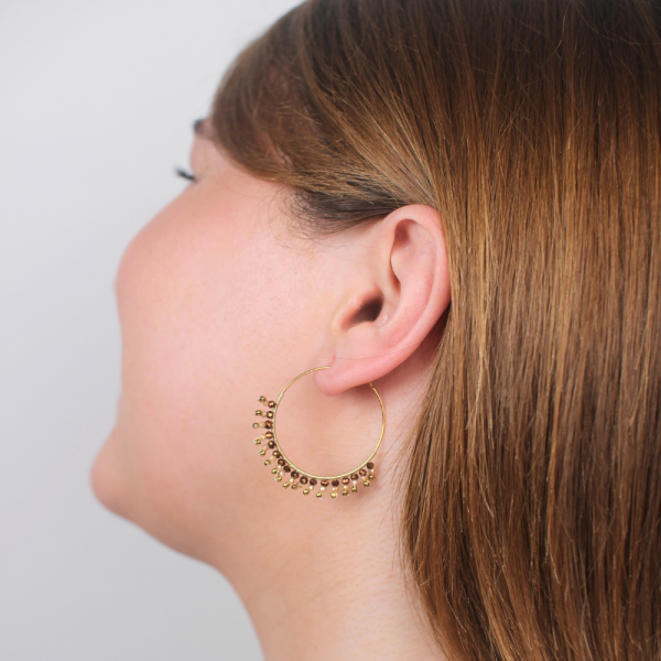 Boucles d'oreilles en acier inoxydable - Éternel éclat