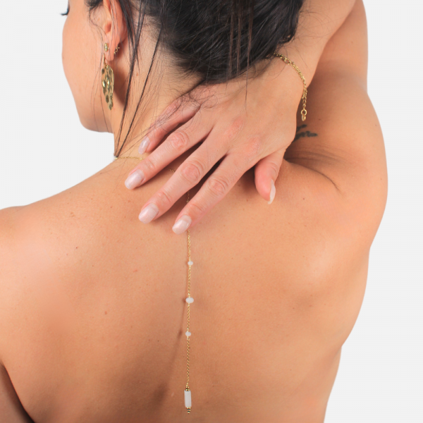 Collier de dos en acier inoxydable Éternel éclat