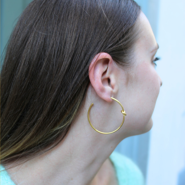 Boucles d'oreilles en acier inoxydable Fidèle