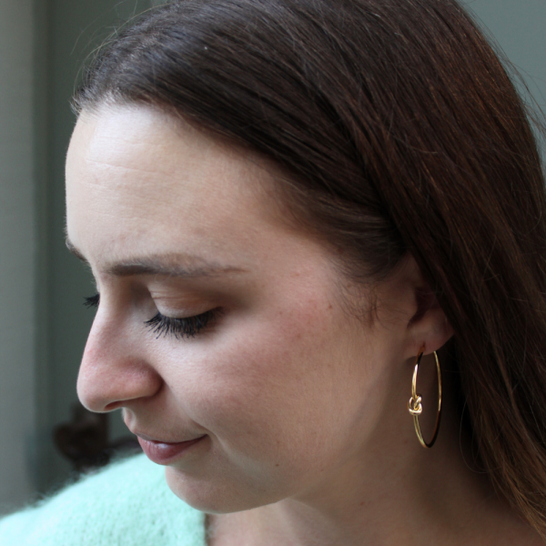 Boucles d'oreilles en acier inoxydable Fidèle