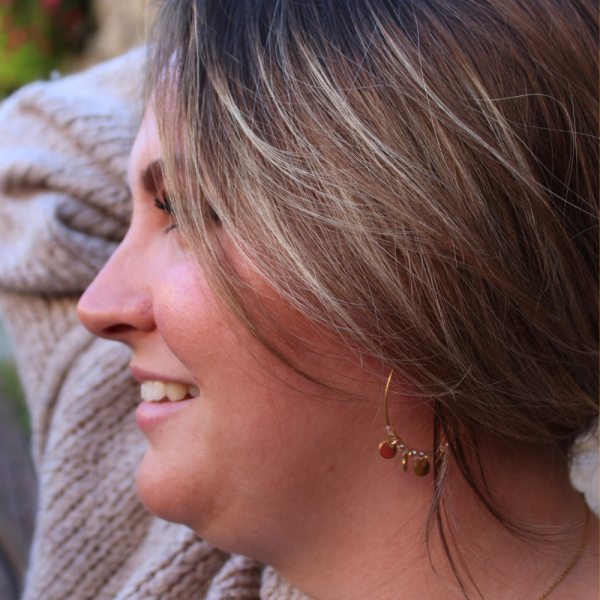Boucles d'oreilles en acier inoxydable Inventive