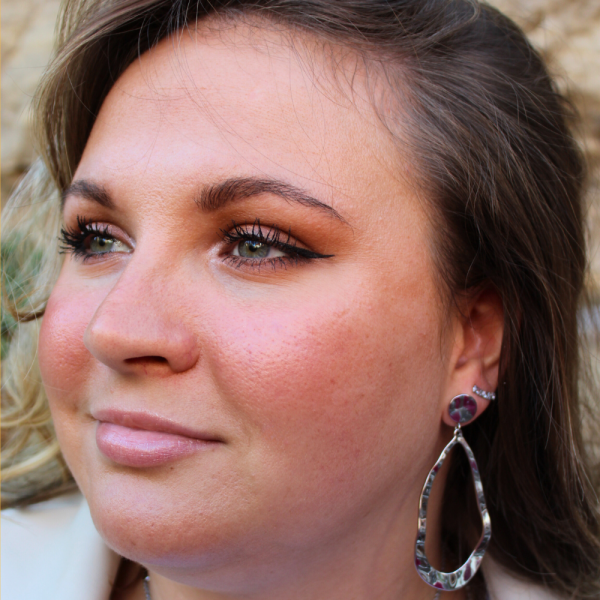 Boucles d'oreilles en acier inoxydables Festive