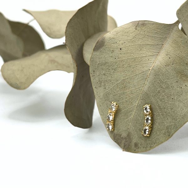 Puces d'oreilles Festive dorées