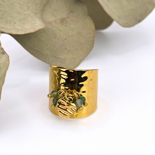 bague en acier inoxydable Extravagante
