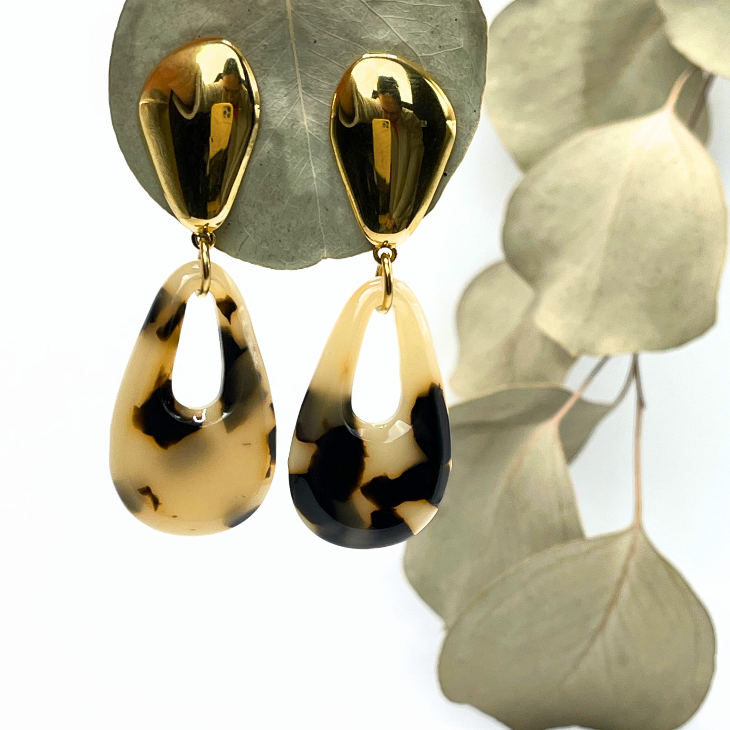 Boucles d'oreilles léopard Inspirée