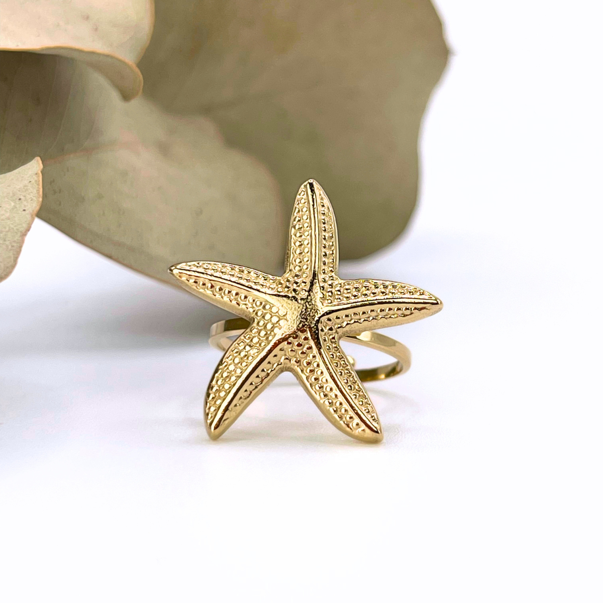 Bague étoile de mer Salée