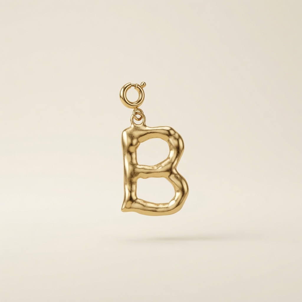 Charm - lettre alphabétique frappée – Image 2