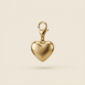 Charm – pendentif coeur bombé