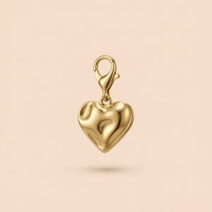 Charm – coeur gondolé