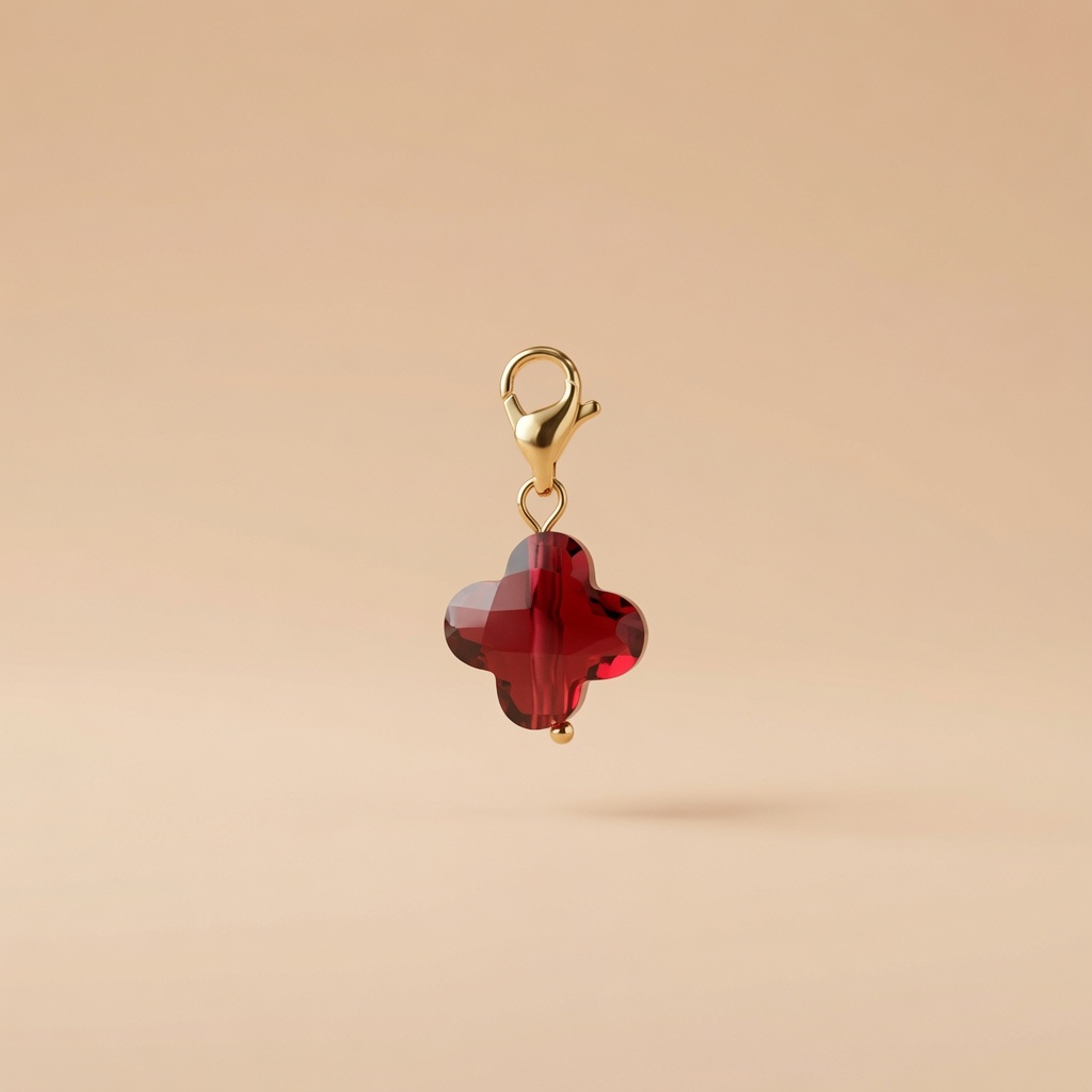 Charm - pierre naturelle fleur – Image 6