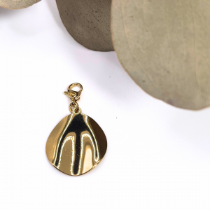 Charm – pendentif rond gondolé
