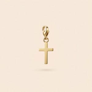 Charm – croix religieuse plate