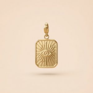 Charm – pendantif oeil scintillant