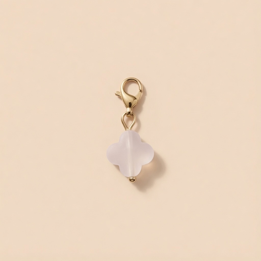 Charm - pierre naturelle fleur – Image 3