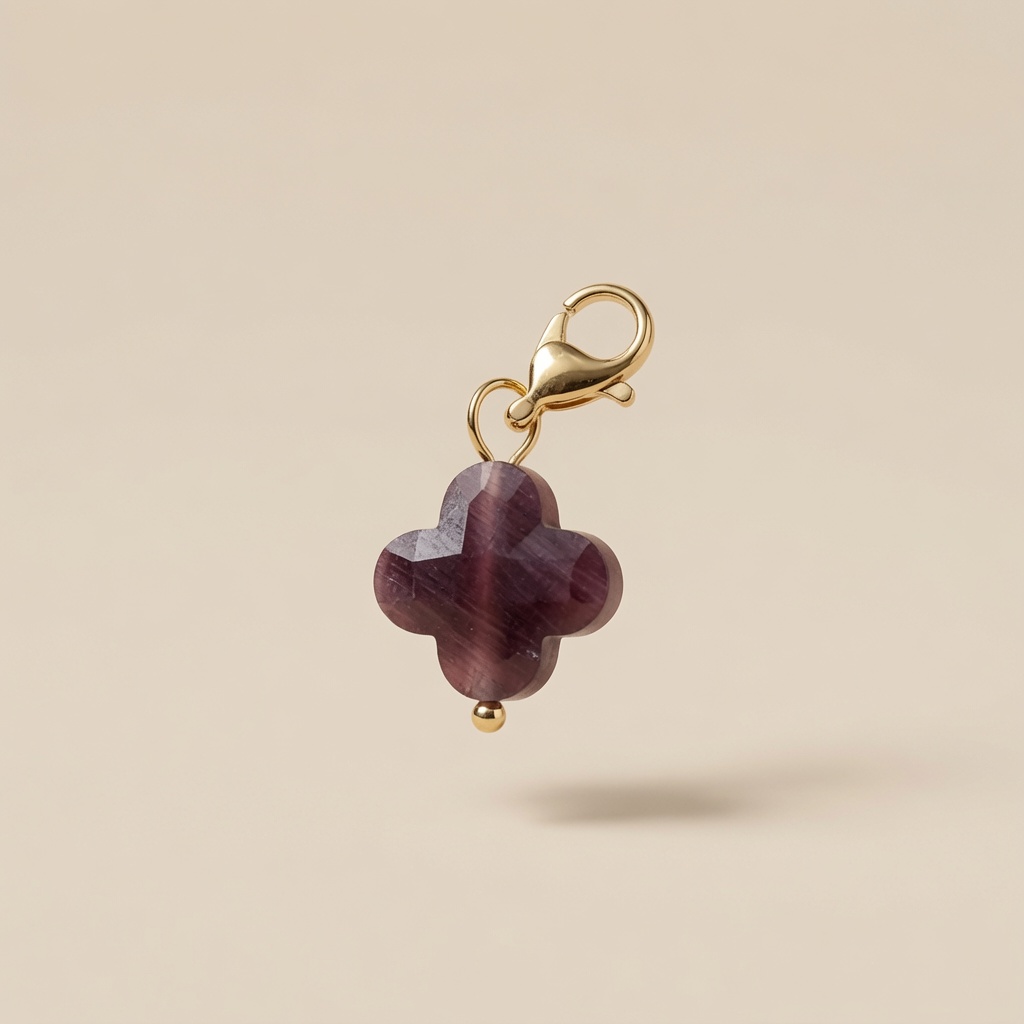 Charm - pierre naturelle fleur – Image 8