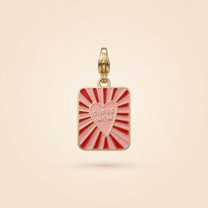 Charm – pendentif “super mom”