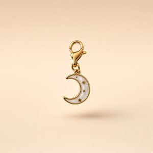 Charm – croissant de lune émaillé